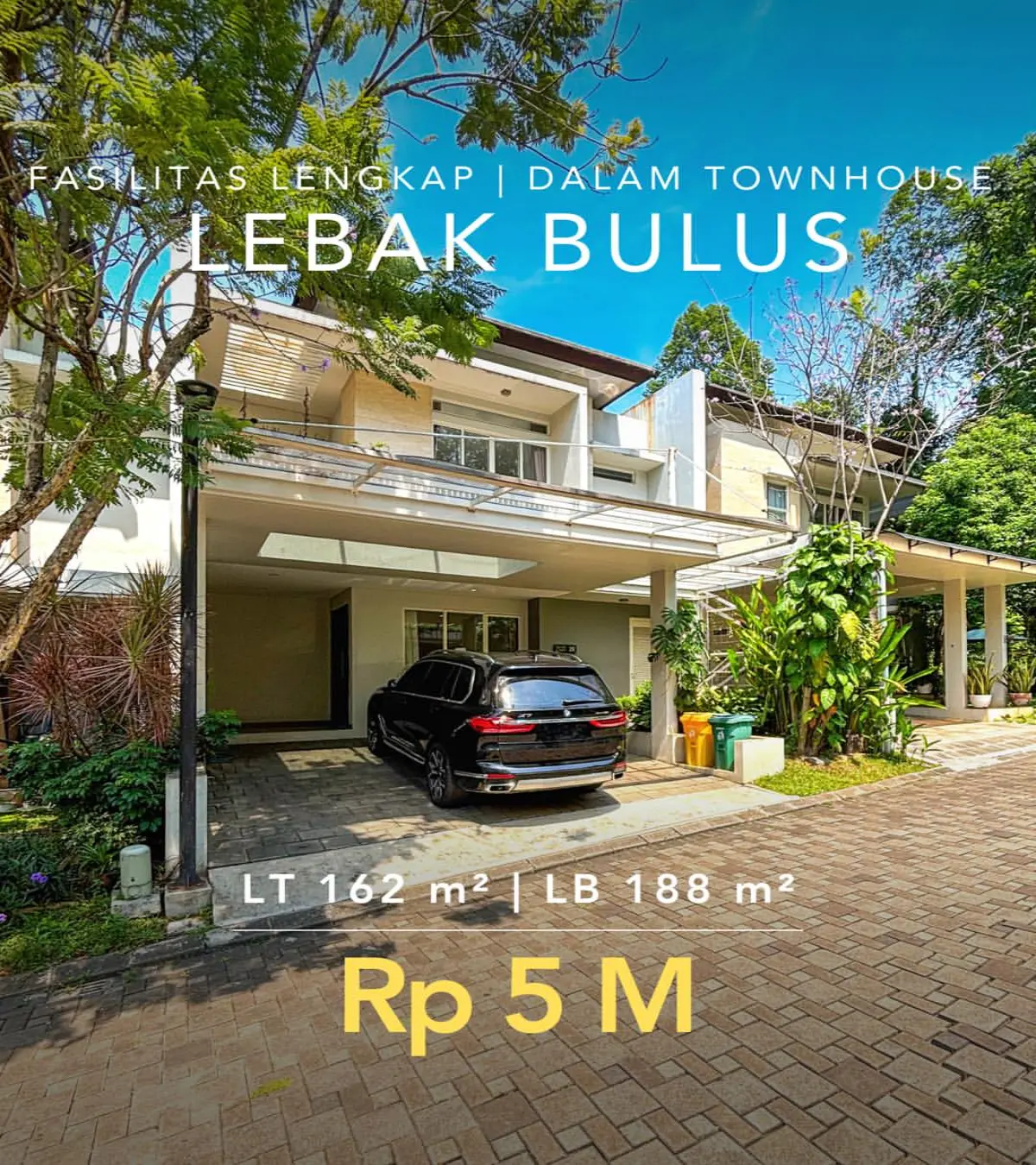 Rumah Dijual Lebak Bulus Jakarta Selatan Komplek Besar Fasilitas Lengkap
