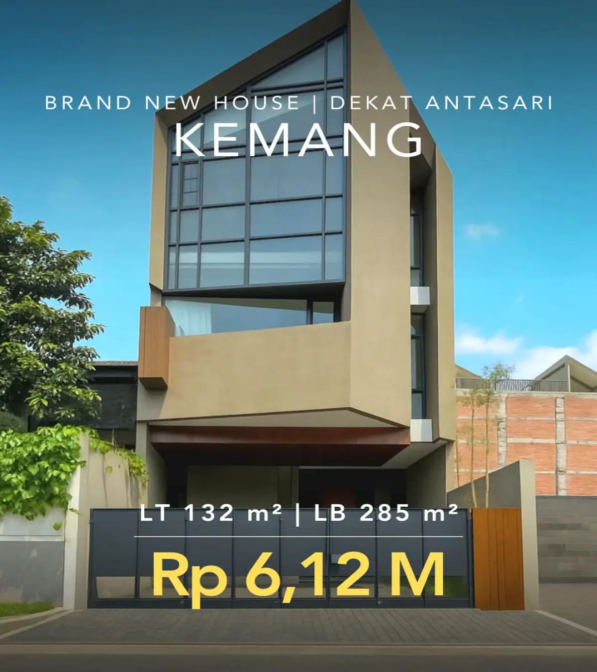 Rumah Dijual Kemang Jakarta Selatan | Rumah Baru Dekat Antasari