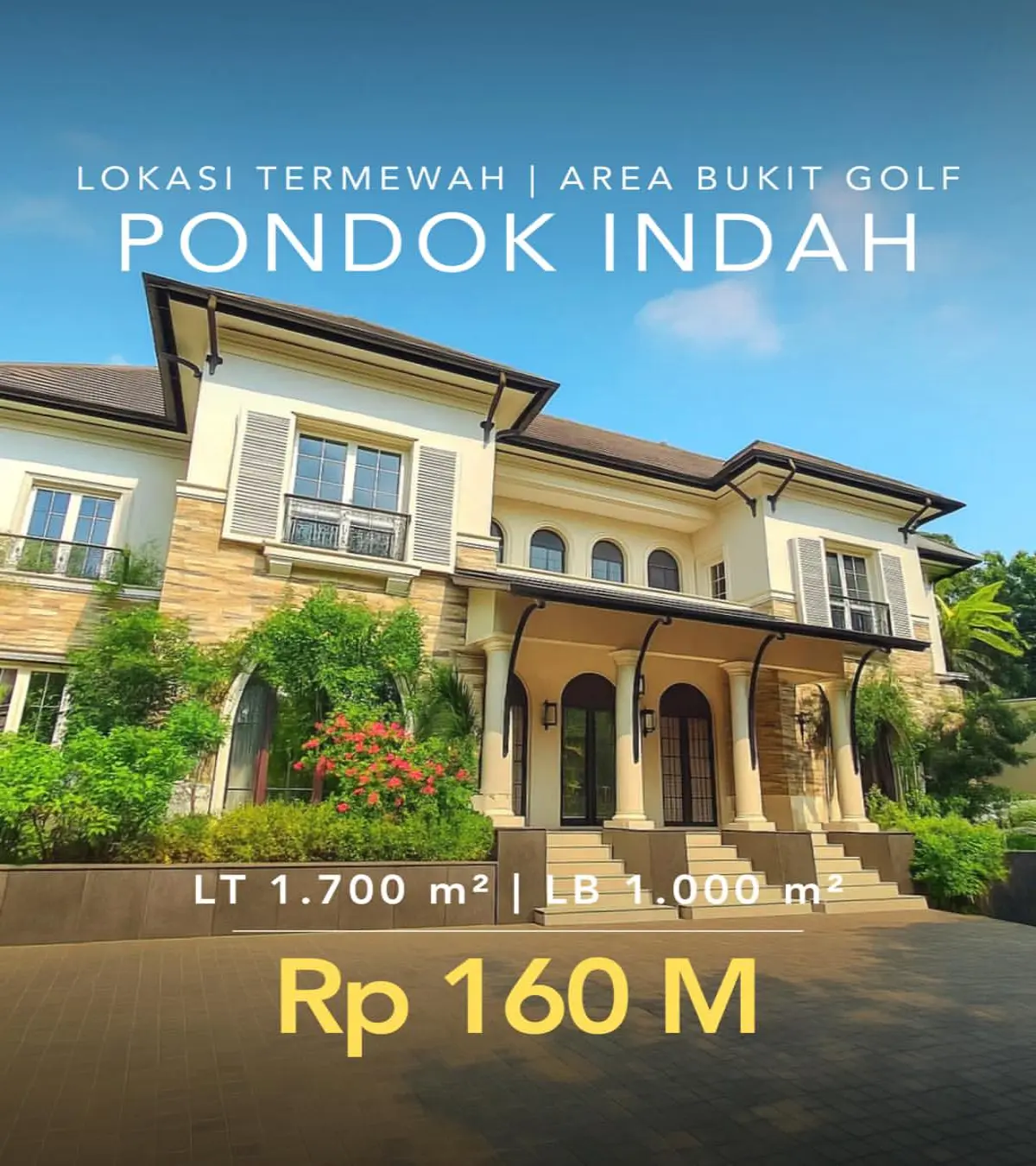 Rumah Dijual Pondok Indah Jakarta Selatan | Lokasi Termewah Area Bukit Golf