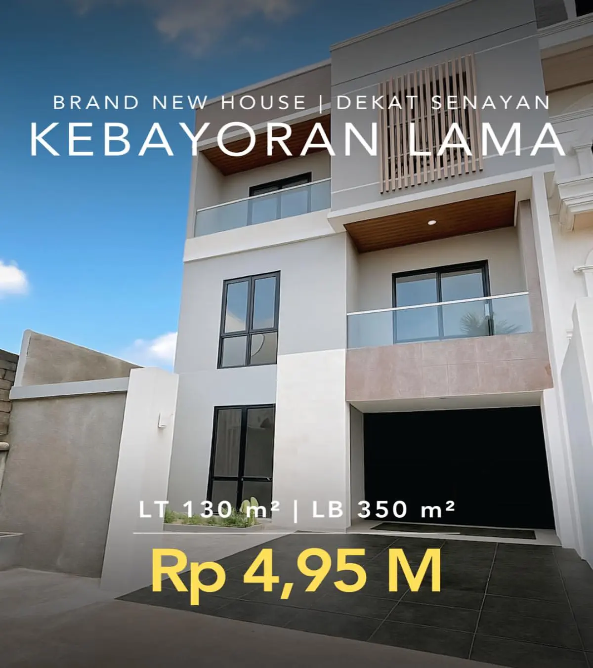 Rumah Dijual Kebayoran Lama Jakarta Selatan  | Rumah Baru Dekat Senayan