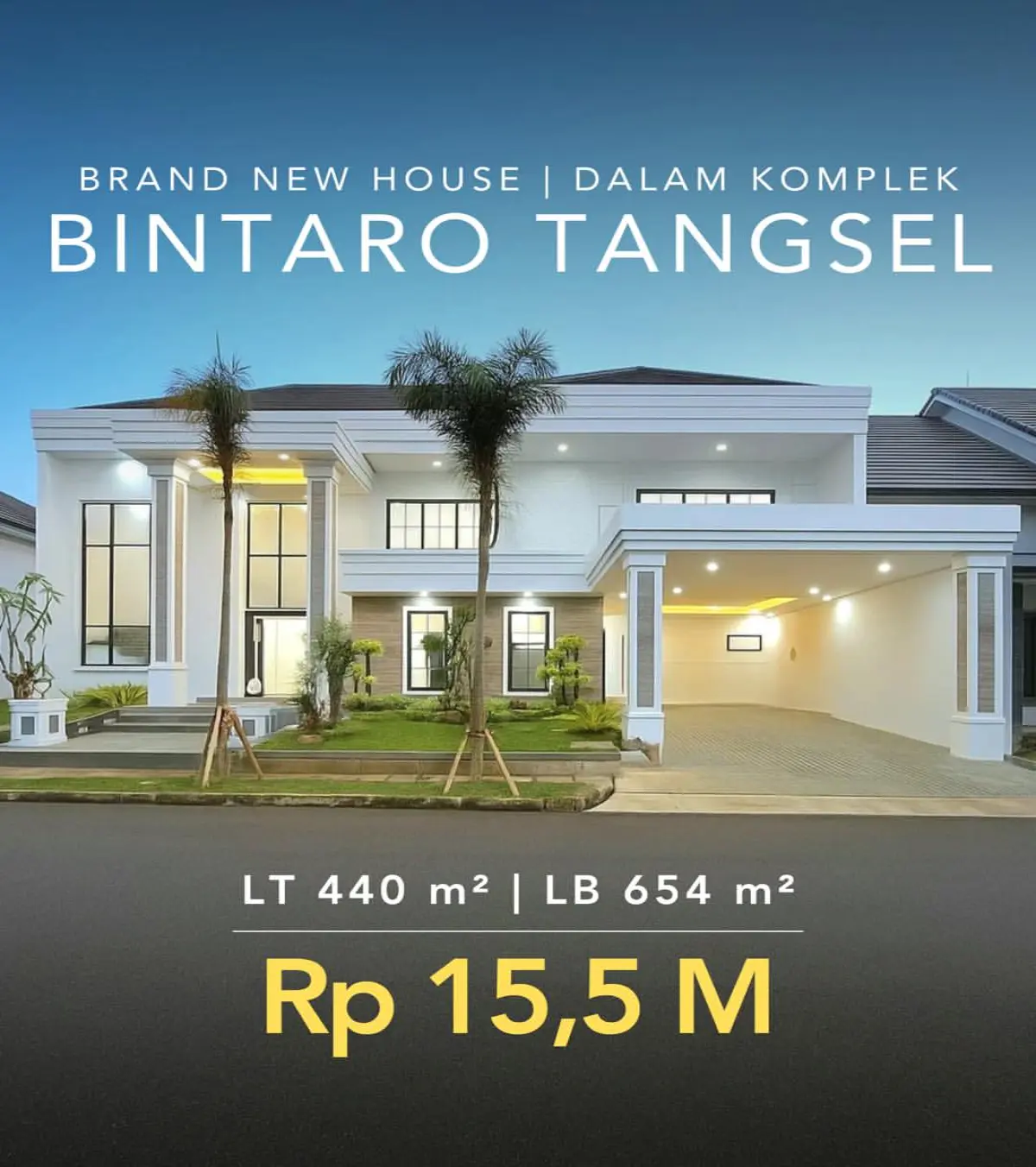 Rumah Dijual Bintaro Jaya Tangerang Selatan