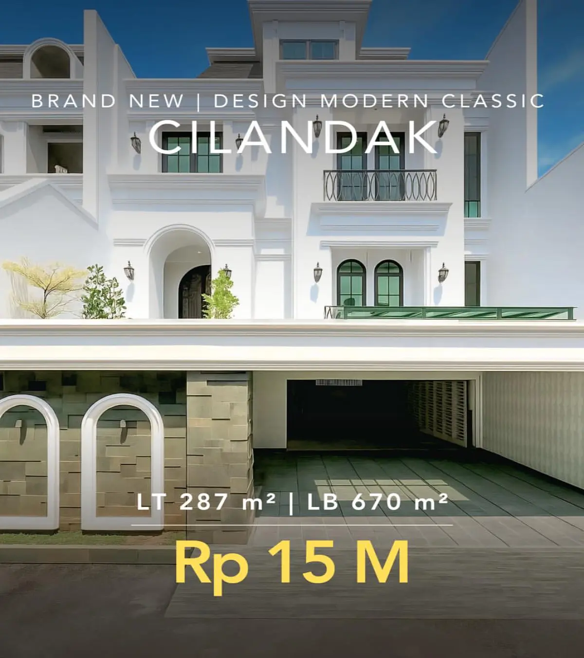 Rumah Dijual Cilandak Jakarta Selatan | Rumah Baru Design Modern Classic