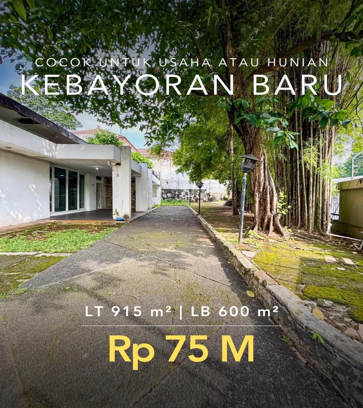 Rumah Dijual Kebayoran Baru Jakarta Selatan Cocok Untuk Hunian