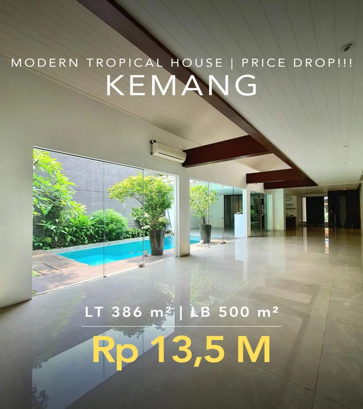 Rumah Dijual Kemang Jakarta Selatan Hunian Nyaman Turun Harga
