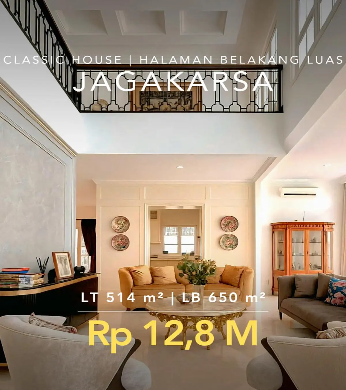 Rumah Dijual Jagakarsa Jakarta Selatan Classic House