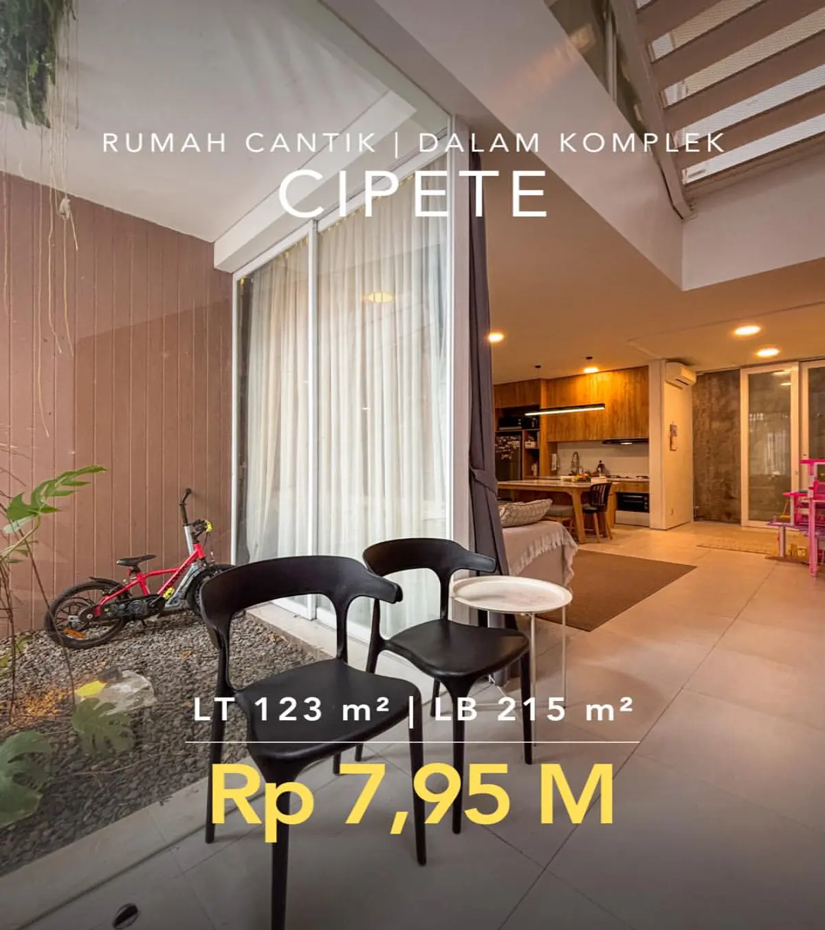 Rumah Dijual Cipete Jakarta Selatan Rumah Cantik Dalam komplek
