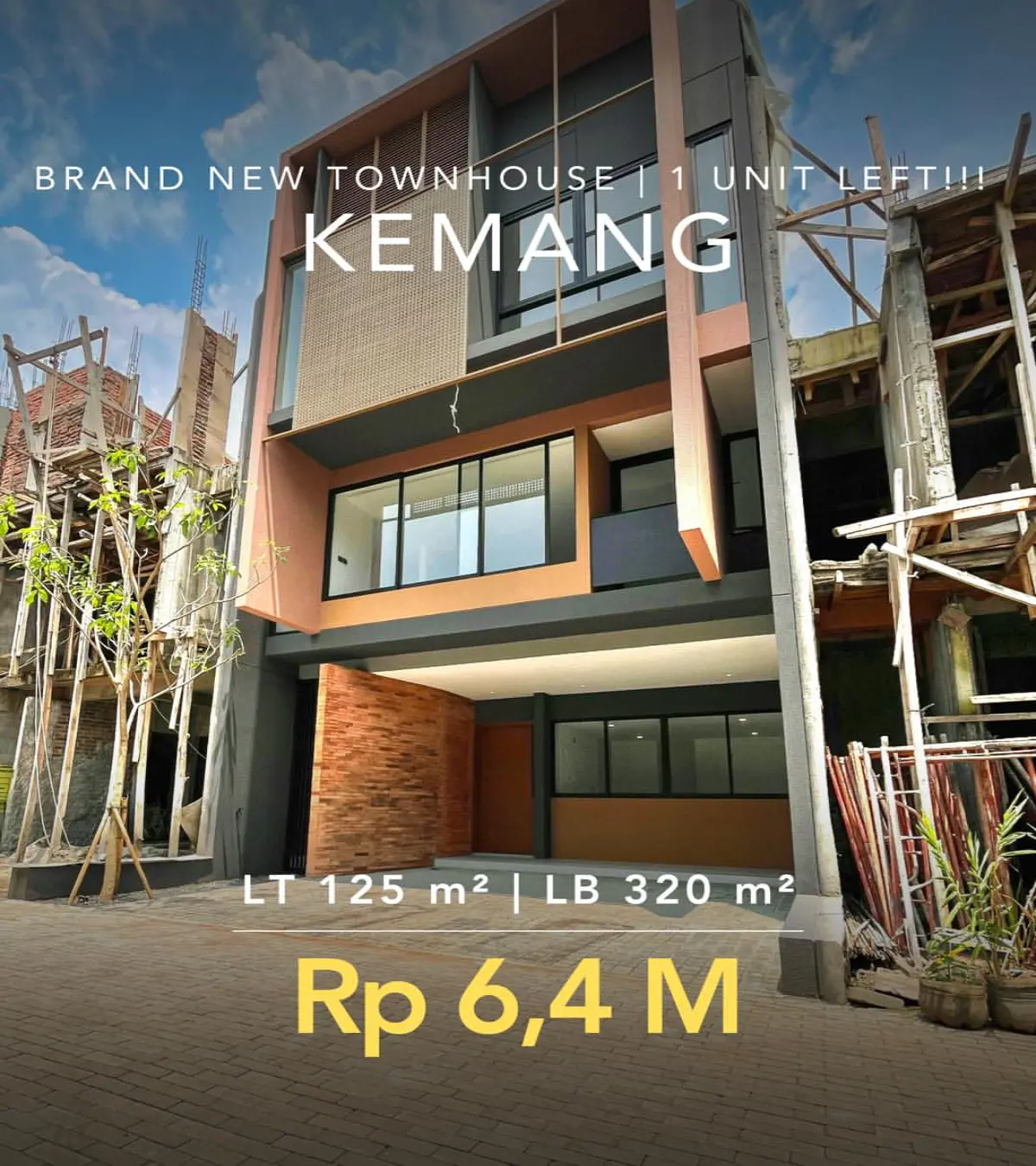 Rumah Dijual Kemang Jakarta Selatan Townhouse Baru