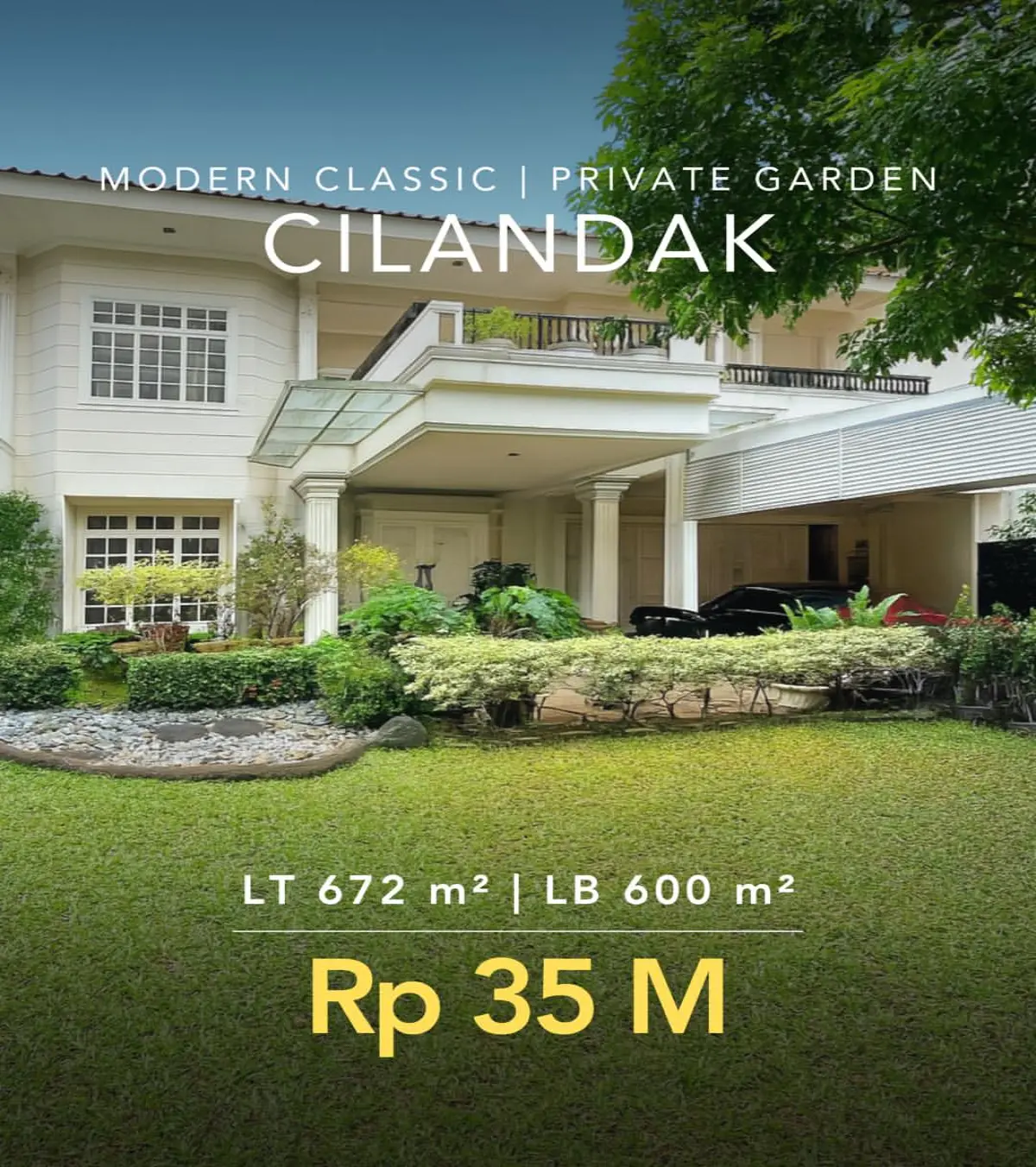 Rumah Dijual Cilandak Jakarta Selatan Modern Classic