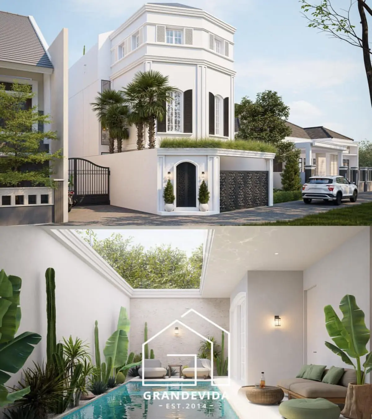 Rumah Dijual Murah Kemang Jakarta Selatan Design Mediteranian