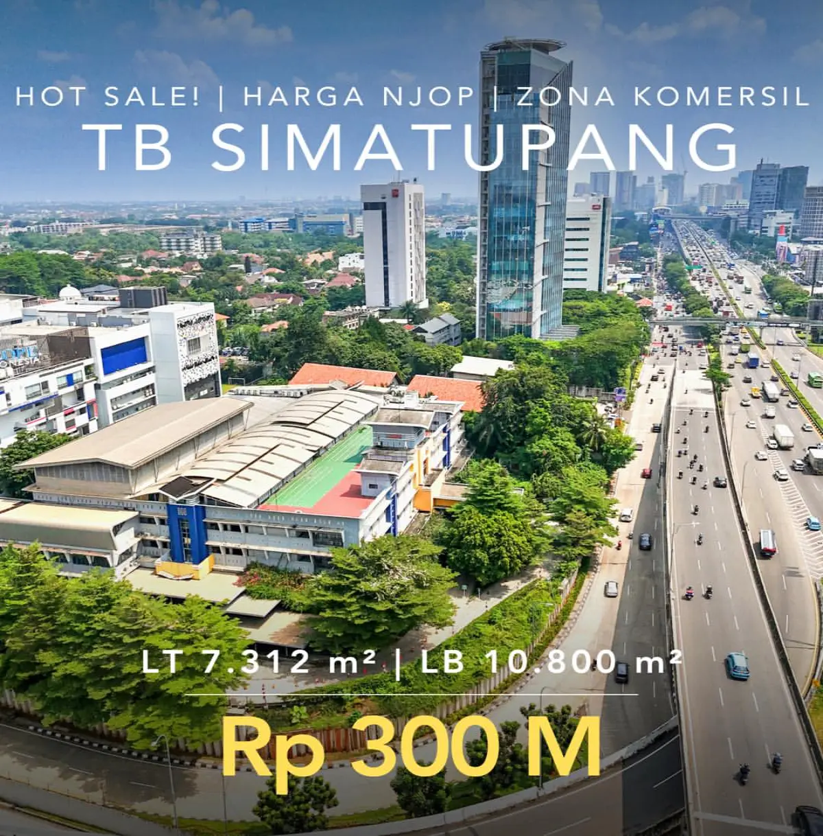 Dijual Commercial Building TB Simatupang Jakarta Selatan