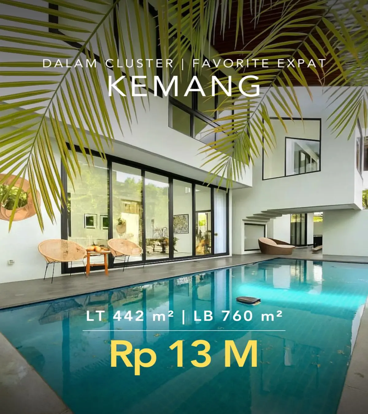 Rumah Dijual Kemang Jakarta Selatan Private Pool