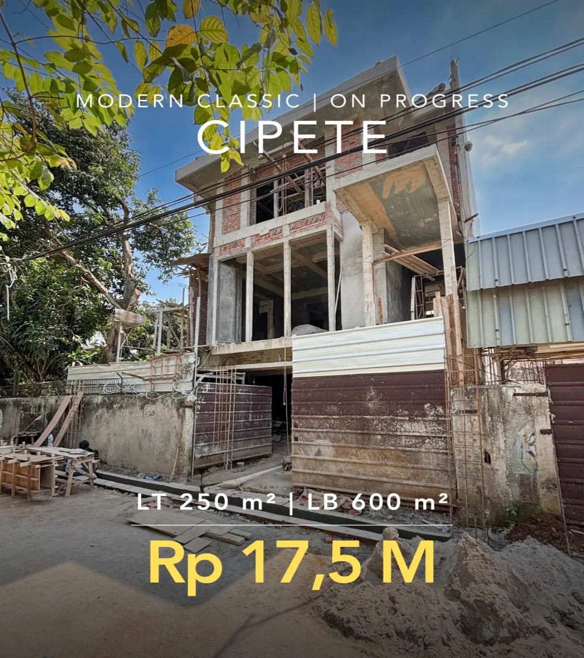 Rumah Dijual Cipete Jakarta Selatan On Progress