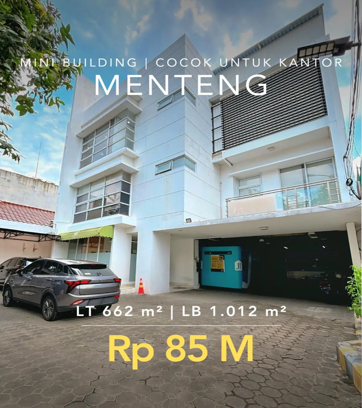 Dijual Mini Building Menteng Jakarta Pusat Lokasi Strategis cocok untuk kantor