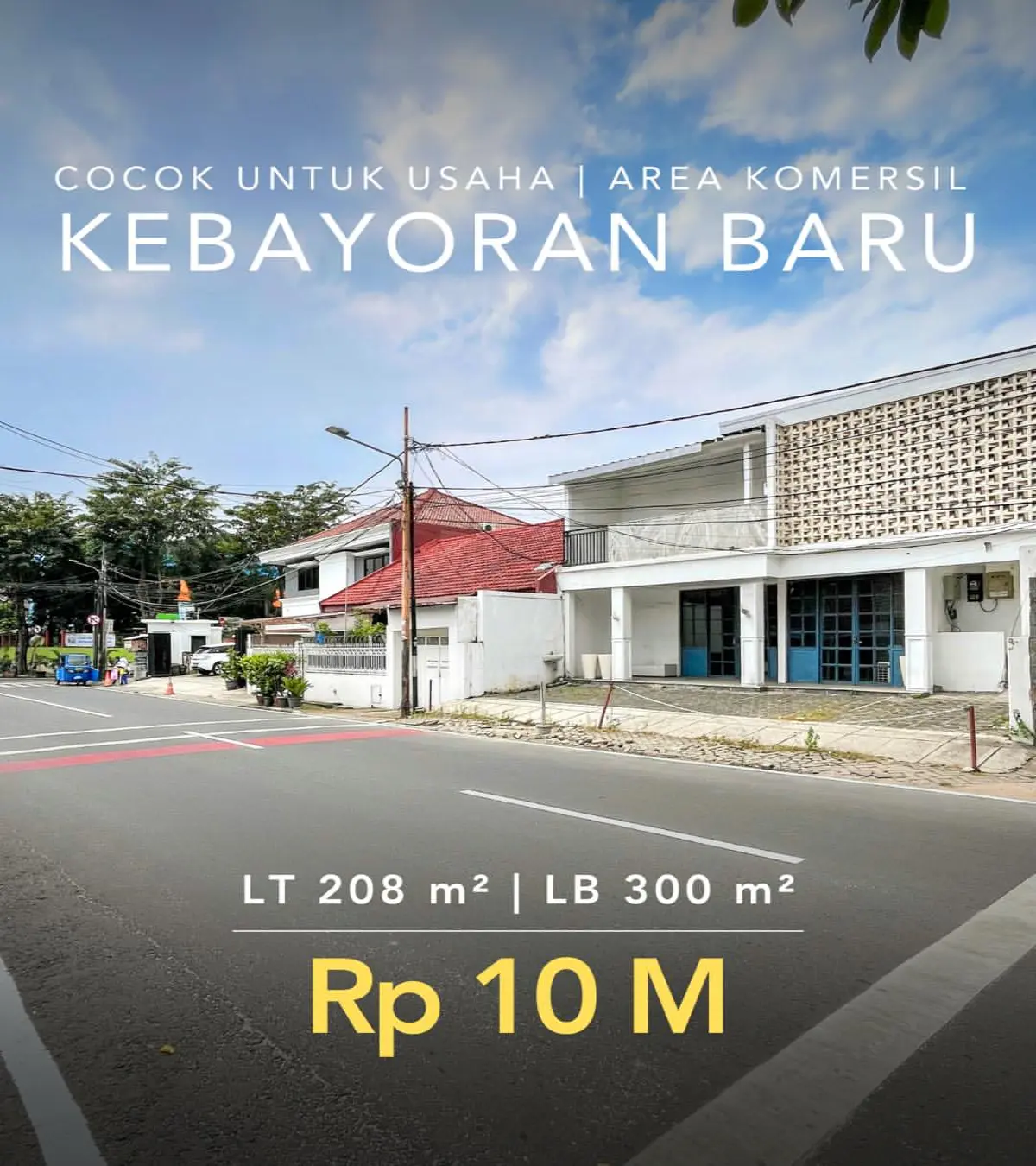 Dijual Commercial Area Kebayoran Baru Cocok Untuk Usaha atau Kantor