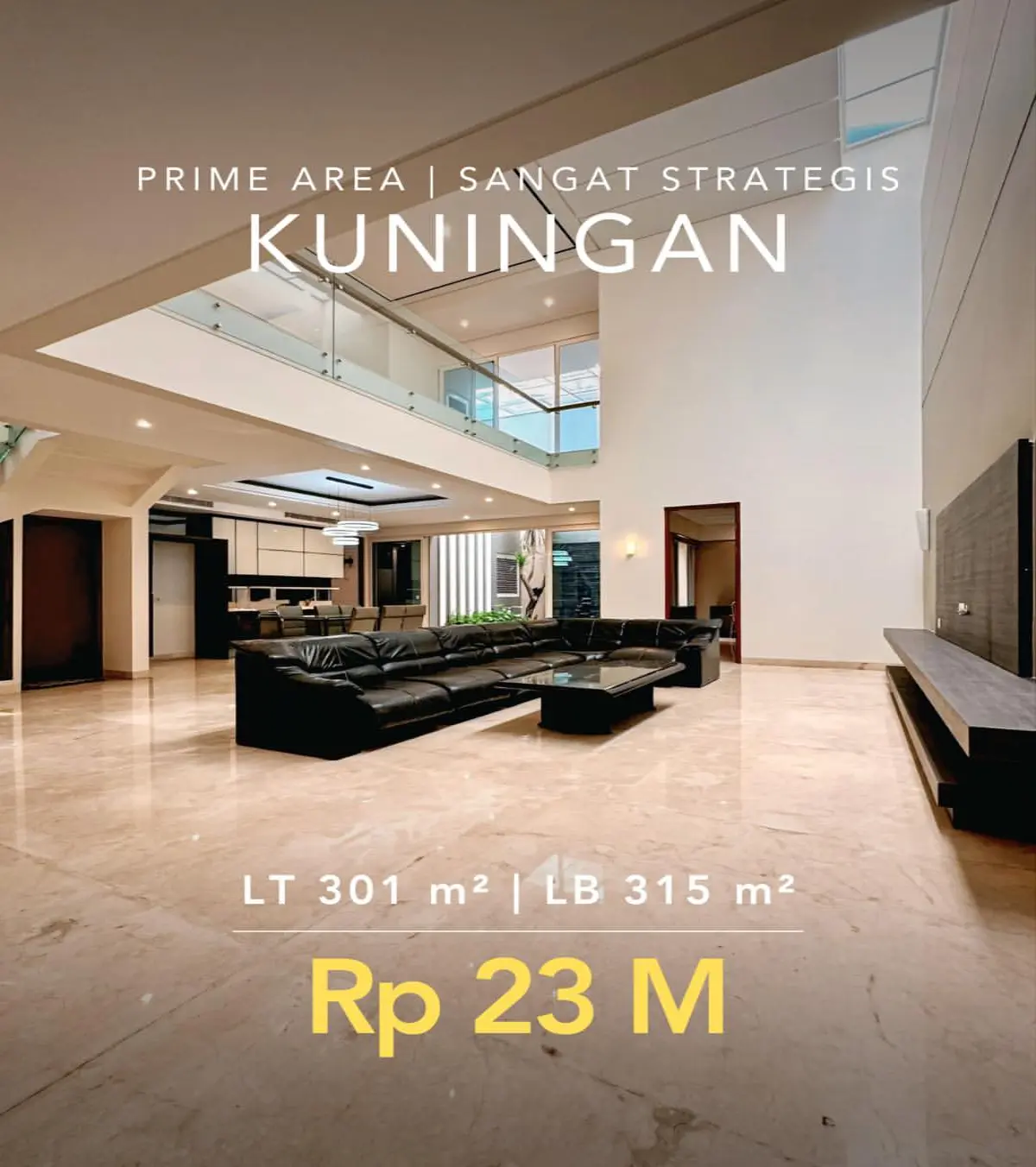 Rumah Dijual Kuningan Jakarta Selatan Lokasi Sangat Strategis