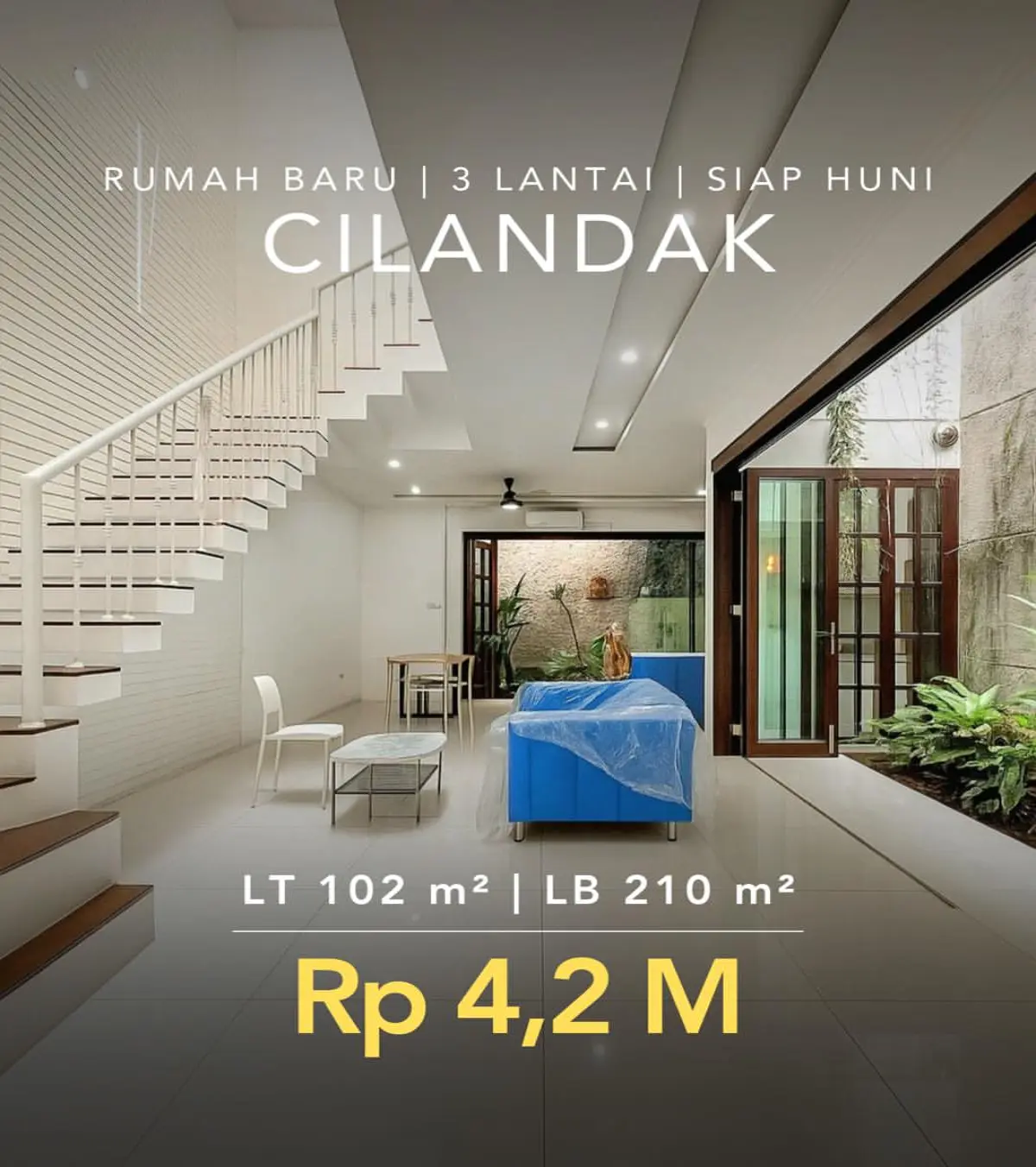 Rumah Dijual Cilandak Jakarta Selatan Rumah Baru 3 lantai