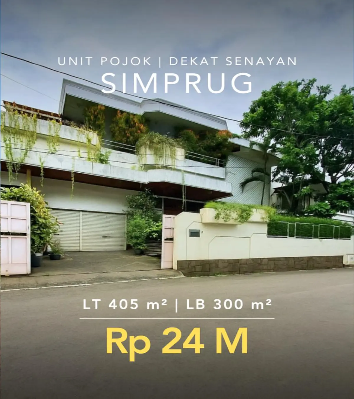Rumah Dijual Simprug Golf Lokasi Premium Dekat ke Senayan