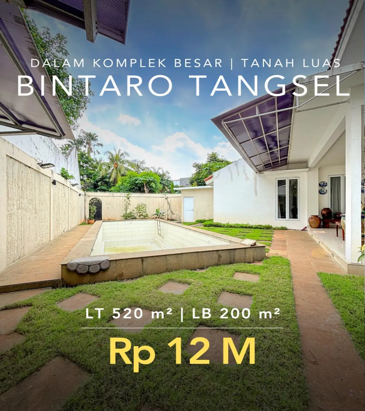 Rumah Dijual di Bintaro Tangerang Selatan