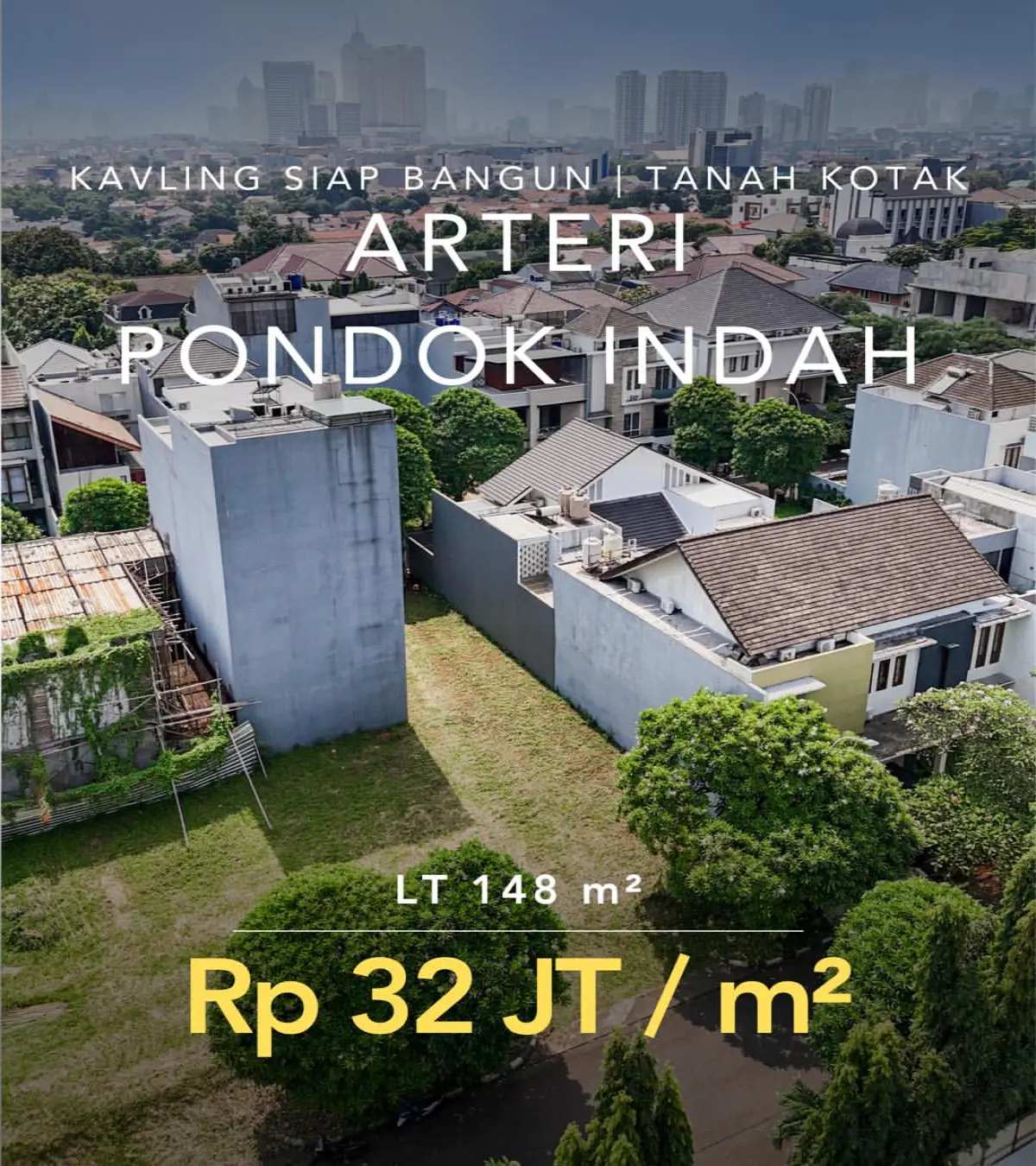 Tanah Dijual Tanah Pondok Indah Jakarta Selatan
