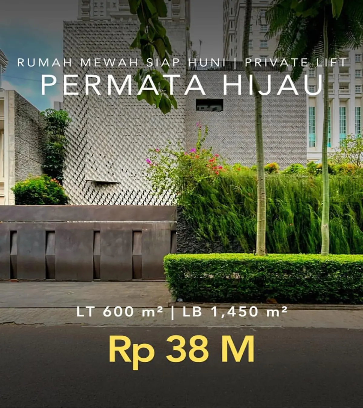 Rumah Dijual Permata Hijau Jakarta Selatan Private Lift