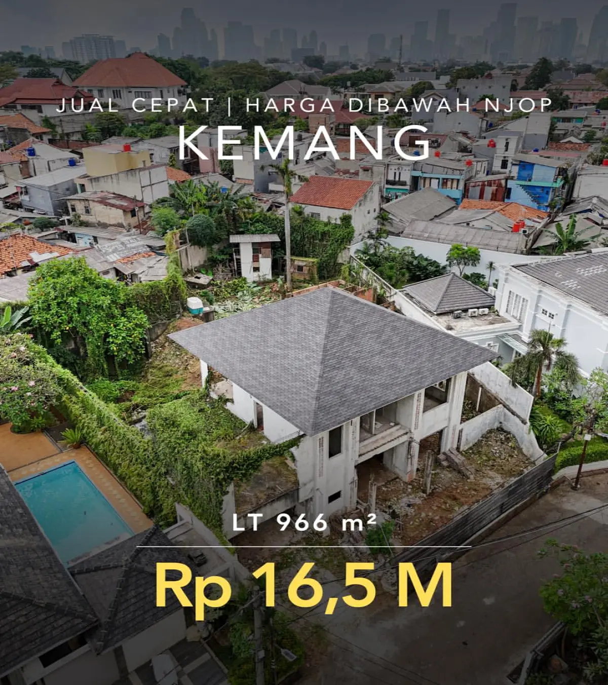 Rumah Dijual Kemang Jakarta Selatan Dibawah NJOP