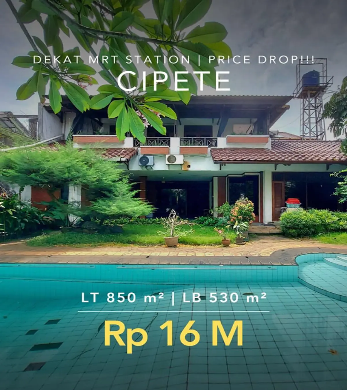 Rumah Dijual Cipete Jakarta Selatan Dekat Stasiun MRT