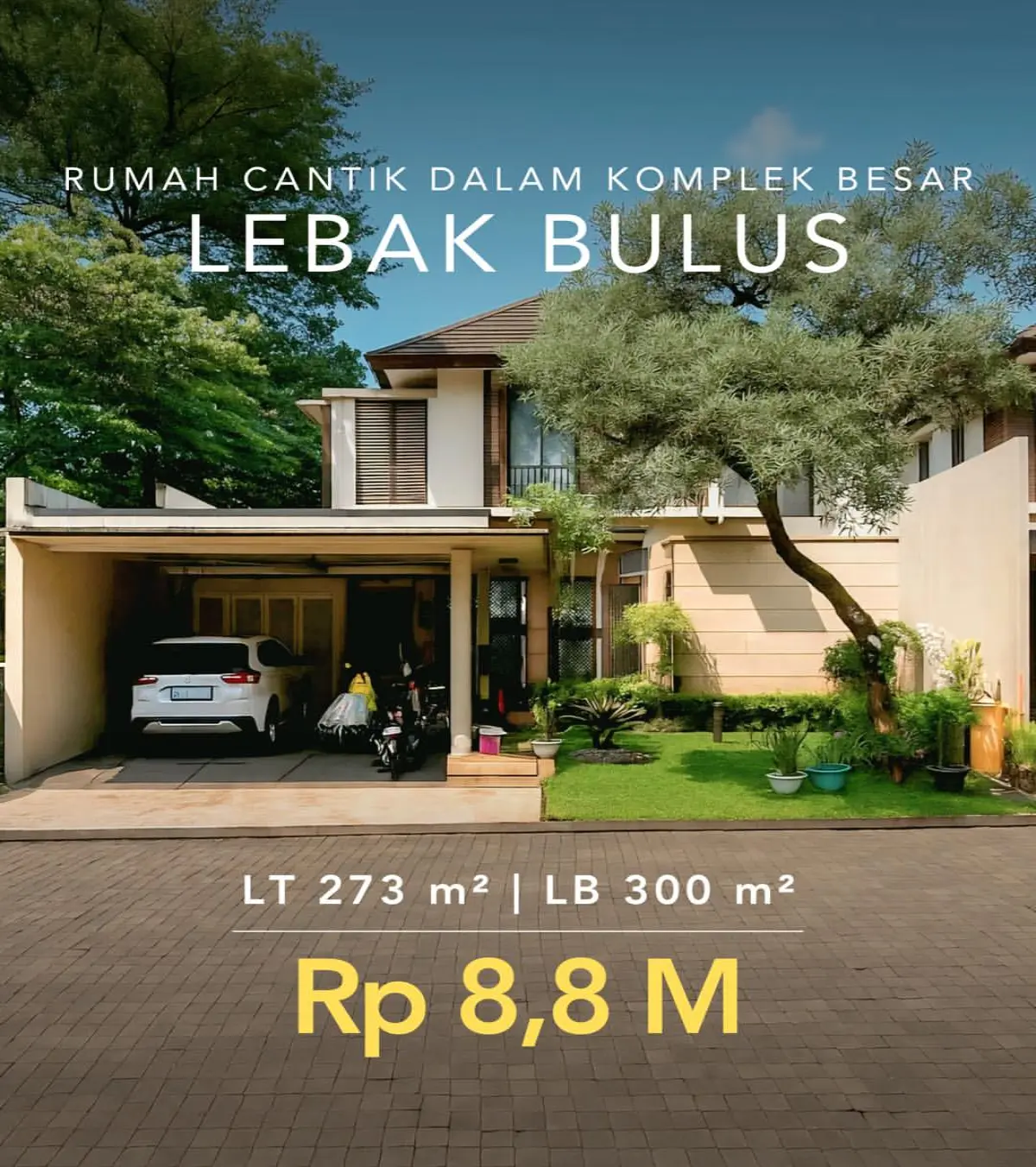 Rumah Dijual Lebak Bulus Jakarta Selatan Dalam Komplek Besar