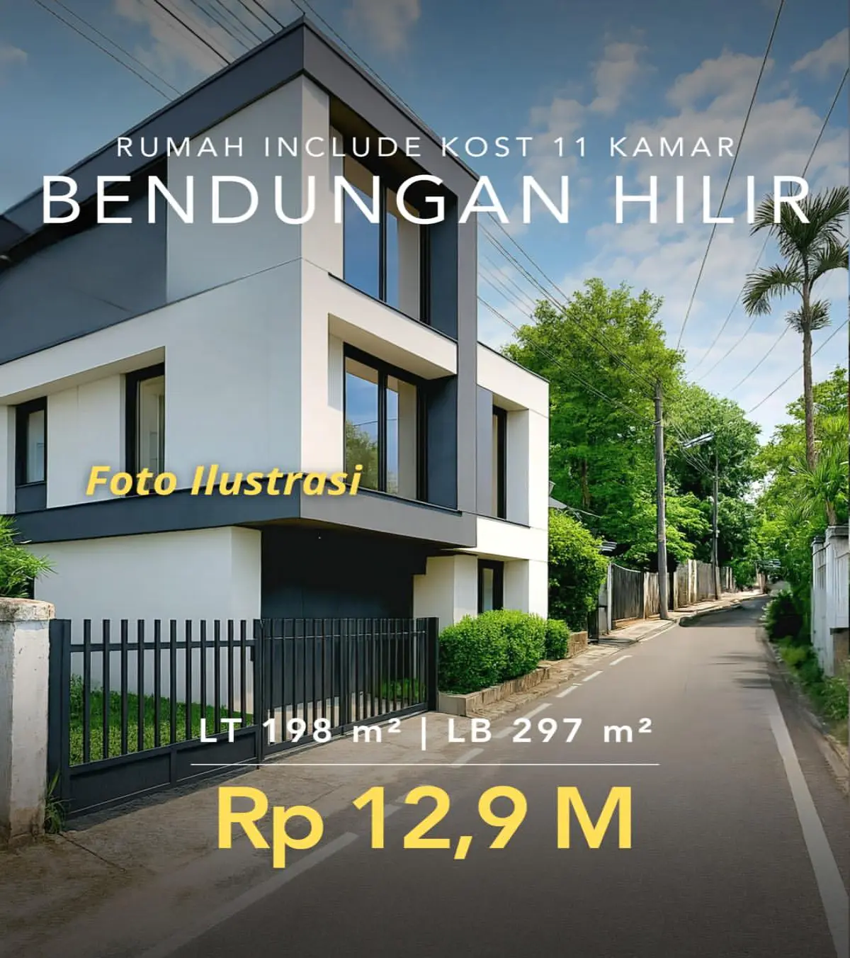 Rumah Dijual Bendungan Hilir Jakarta Pusat Rumah dan Kost Kosan