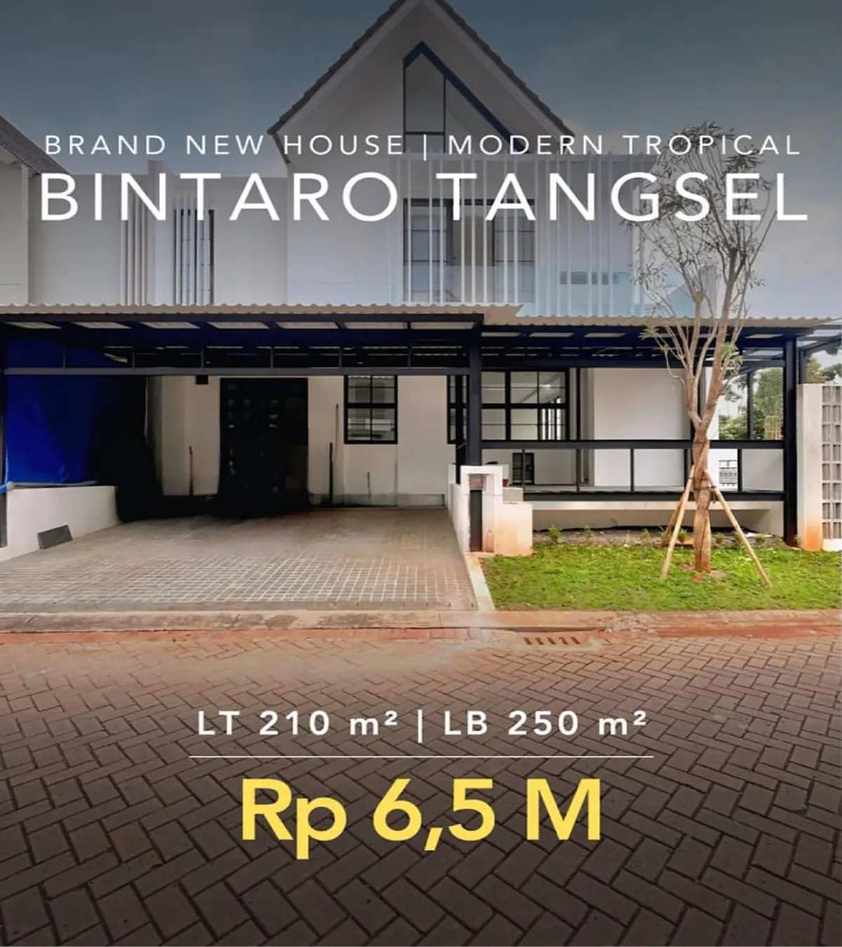 Rumah Dijual Bintaro Tangerang Selatan Dekat Stasiun KRL