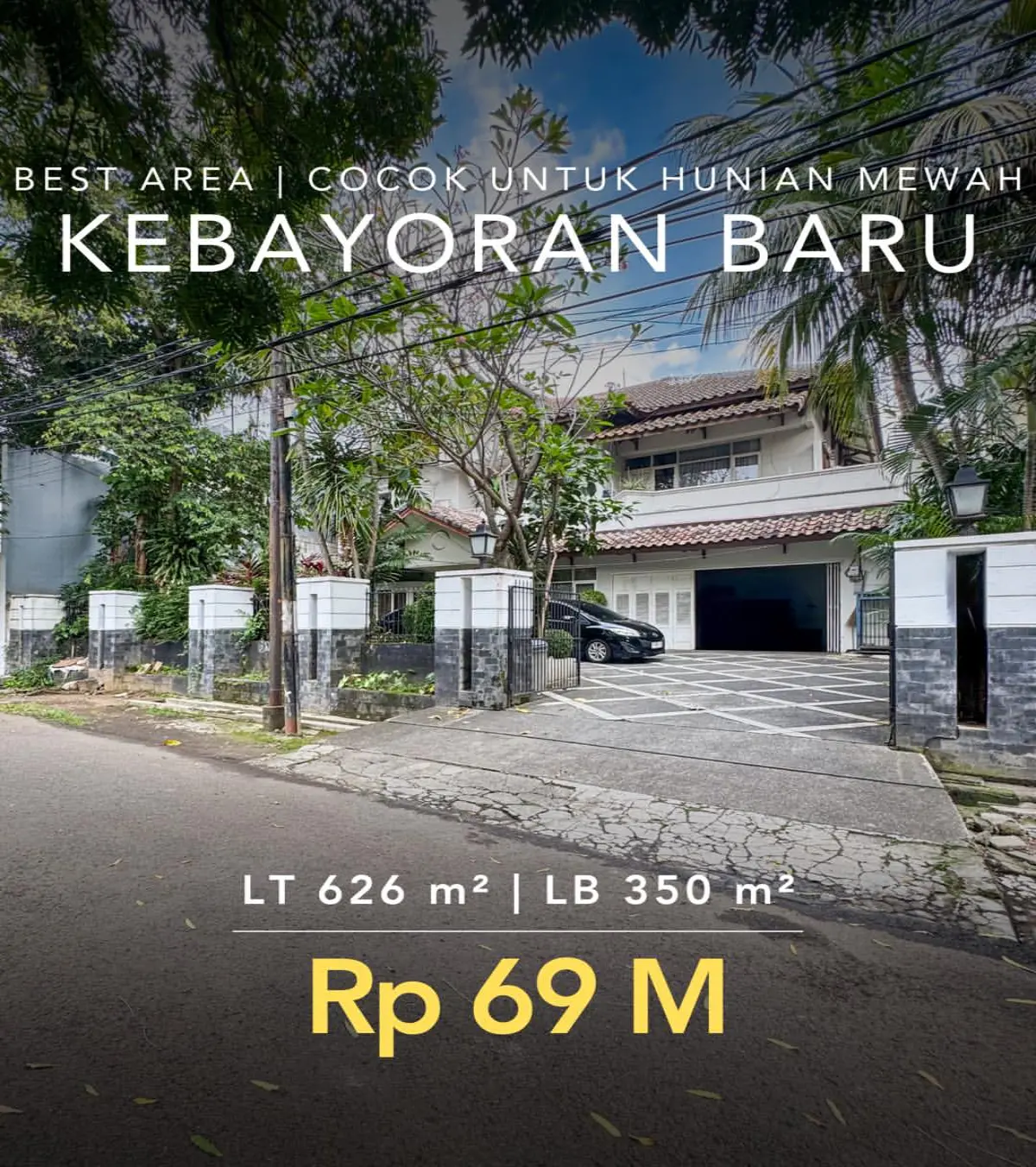Rumah Dijual Kebayoran Baru Jakarta Selatan Best Area