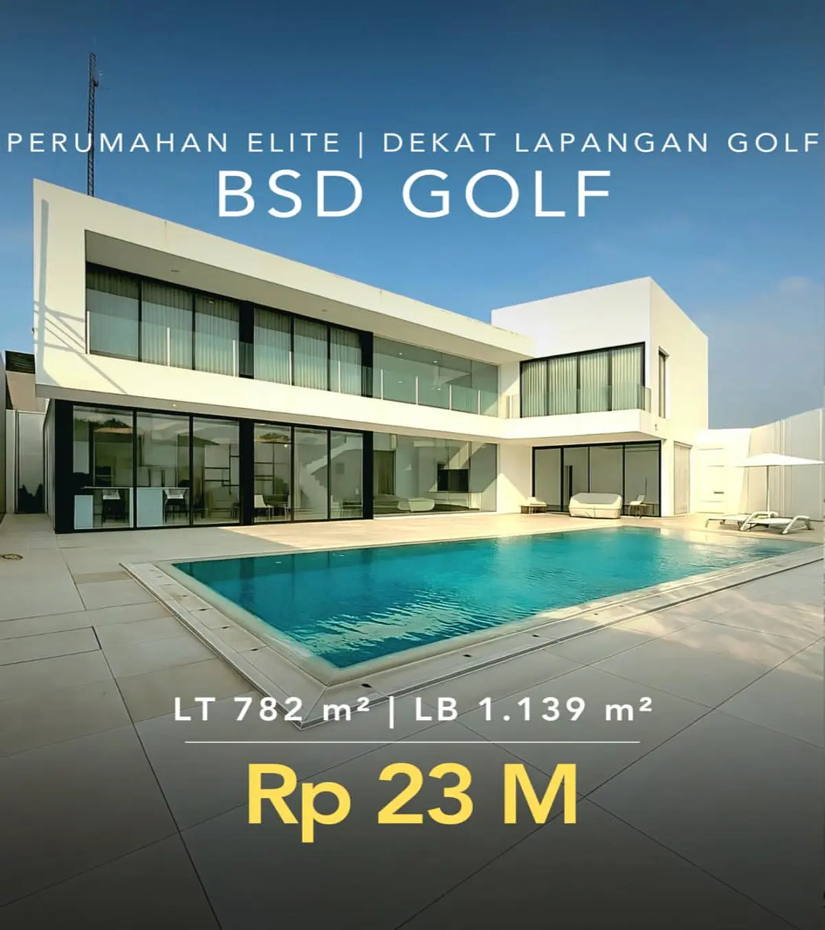 Rumah Dijual BSD GOLF Tangerang Selatan
