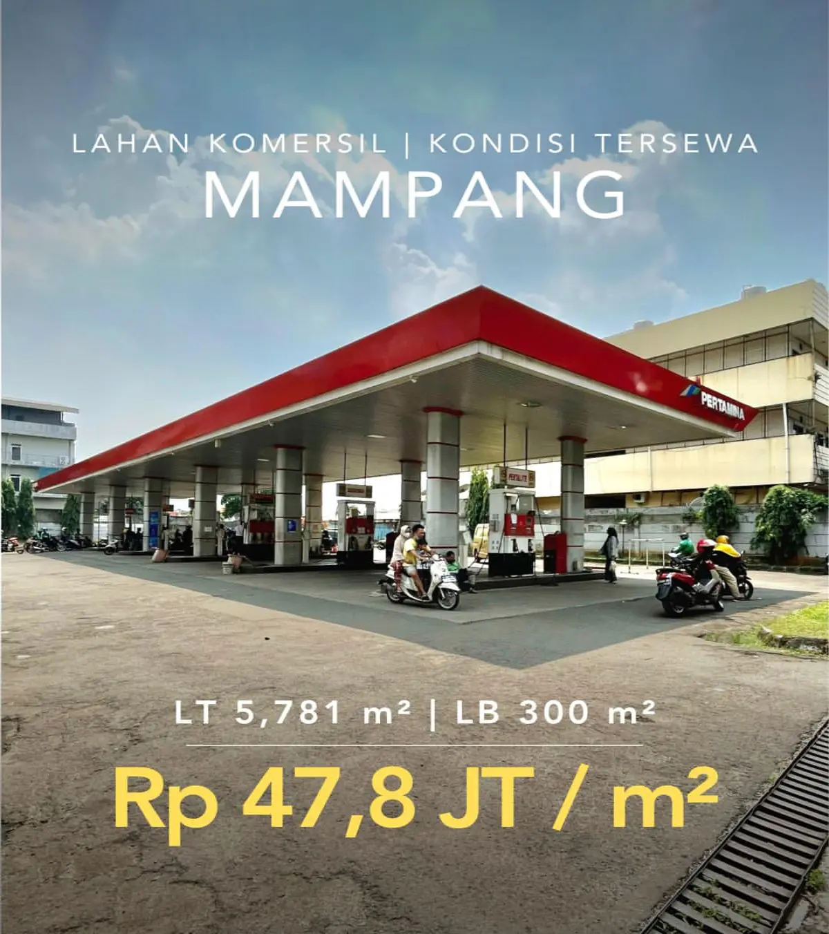 Pom Bensin Dijual Mampang Jakarta Selatan