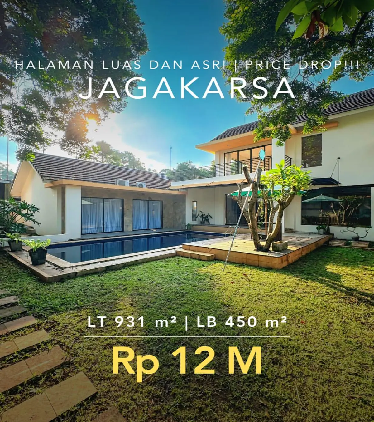 Rumah Dijual Jagakarsa Jakarta Selatan Halaman Luas