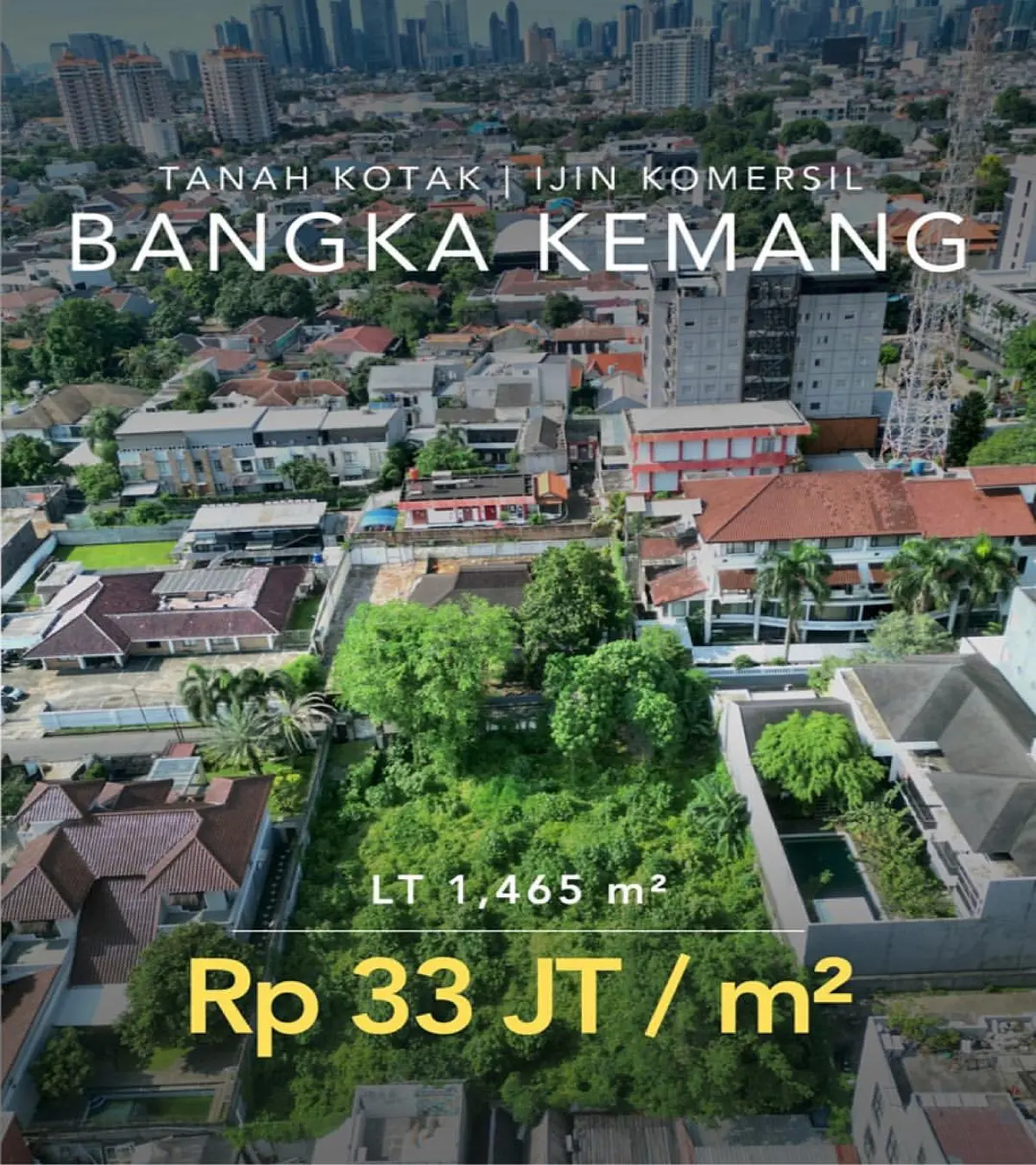 Tanah Dijual Bangka Kemang Jakarta Selatan