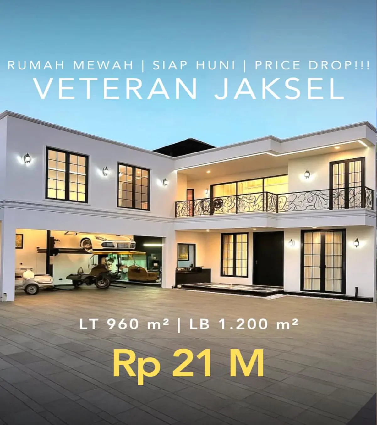 Rumah Dijual Veteran Jakarta Selatan Rumah Mewah Siap Huni