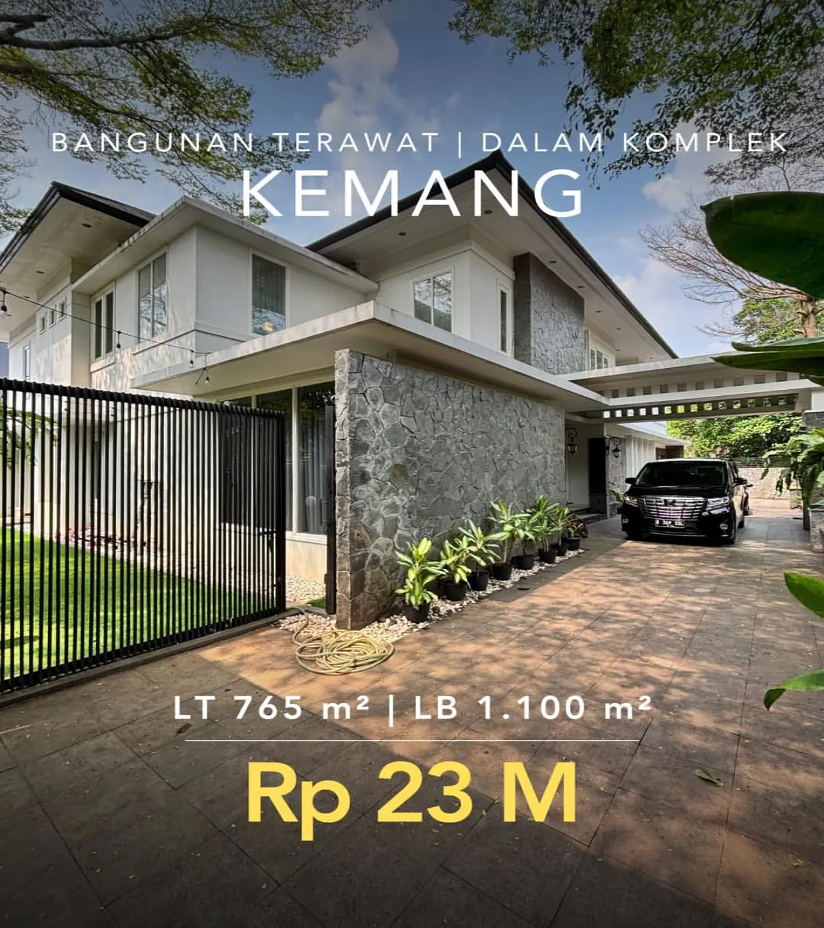 Rumah Dijual Kemang Jakarta Selatan dalam Komplek