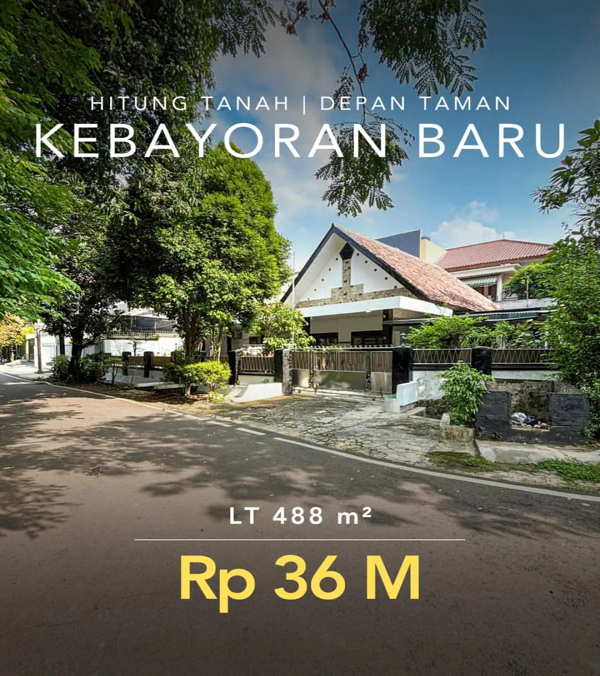 Tanah Dijual Kebayoran Baru Jakarta Selatan Lokasi Paling Strategis