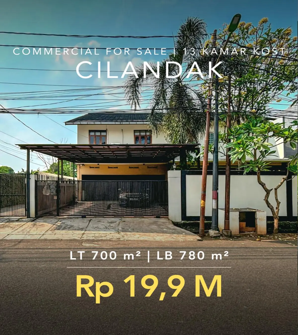 Kost kosan Dijual Cilandak Jakarta Selatan