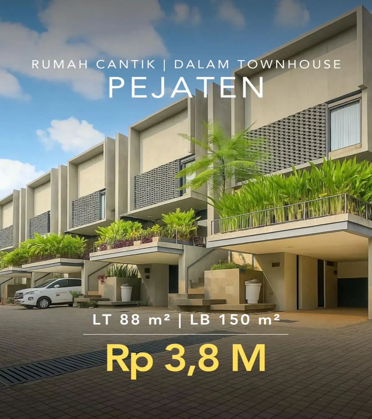 Rumah Dijual Pejaten Jakarta Selatan Dalam townhouse