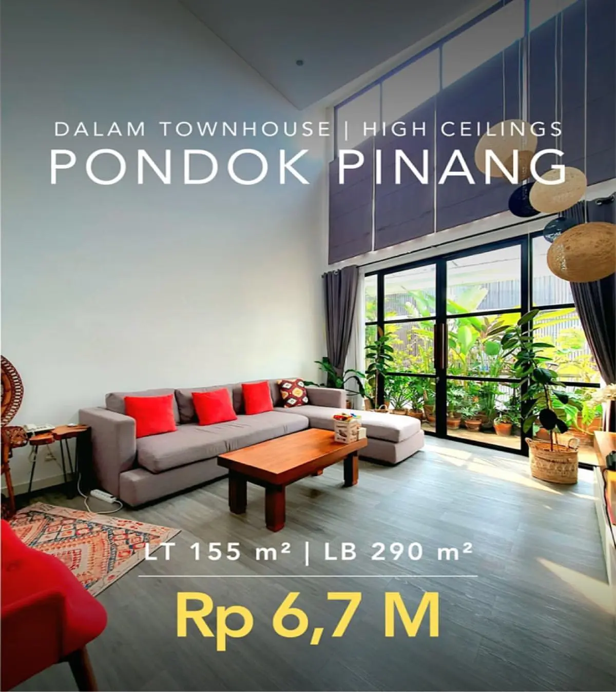 Rumah Dijual Pondok Pinang Jakarta Selatan Dalam Townhouse