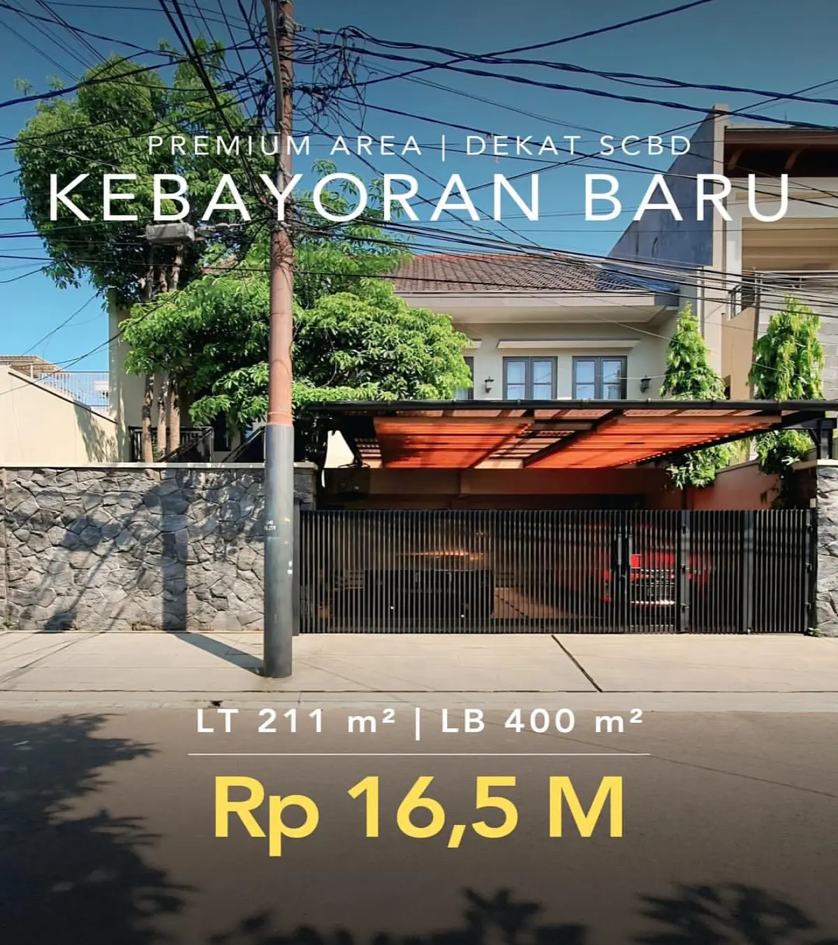 Rumah Dijual Kebayoran Baru Jakarta Selatan Lokasi Premium Dekat SCBD