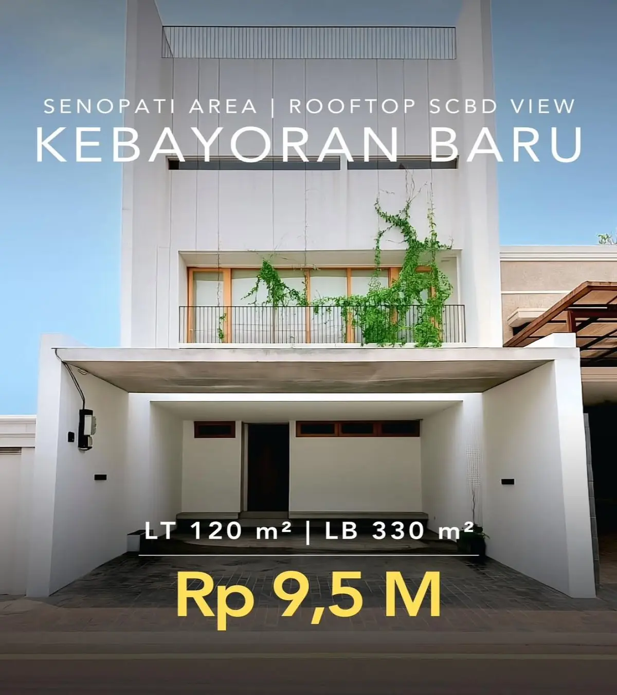 Rumah Dijual di Kebayoran Baru Jakarta Selatan Lokasi Premium