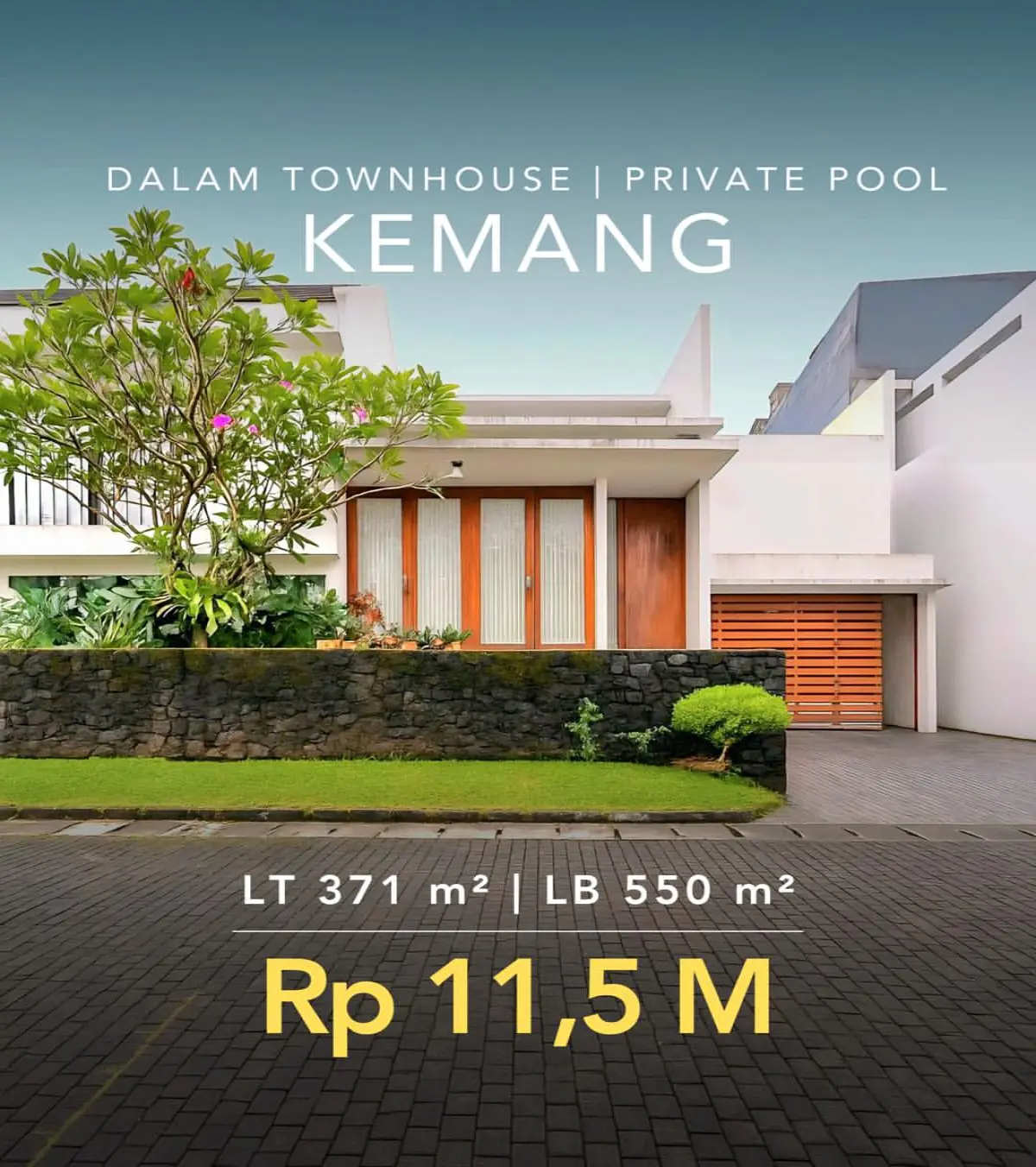 Rumah Dijual Kemang Jakarta Selatan Private Pool