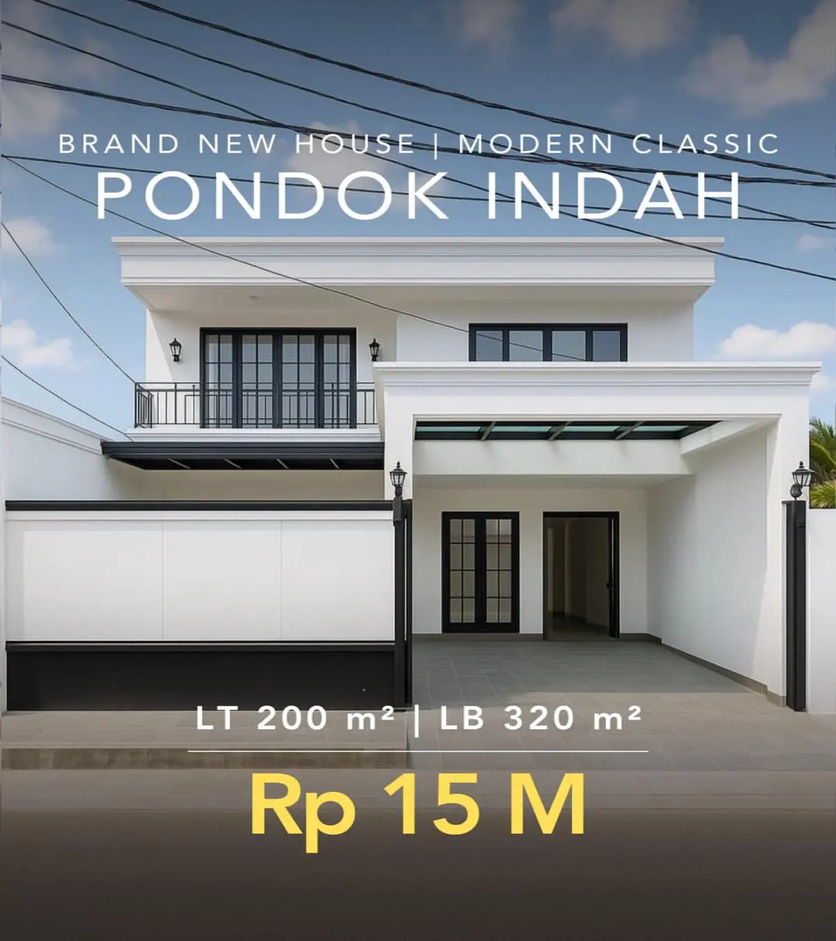 Rumah Dijual Pondok Indah Jakarta Selatan Brand New House