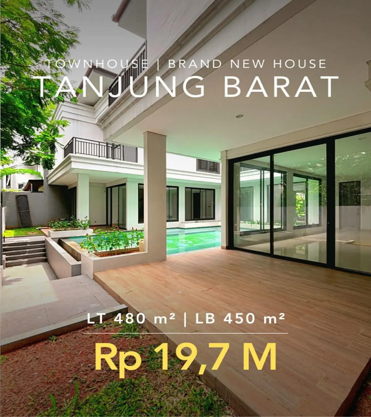 Rumah Dijual Pejaten Barat dalam Townhouse