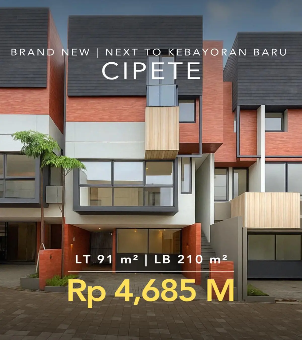 Rumah Dijual di Cipete Jaksel Strategis