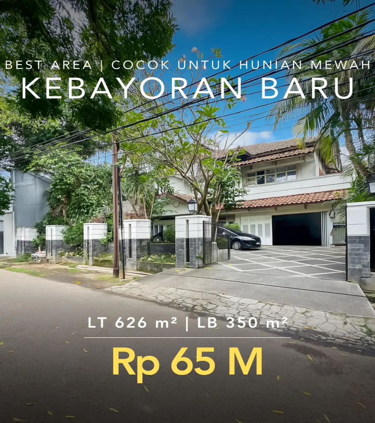 Jual Rumah di Kebayoran Baru Lokasi Strategis