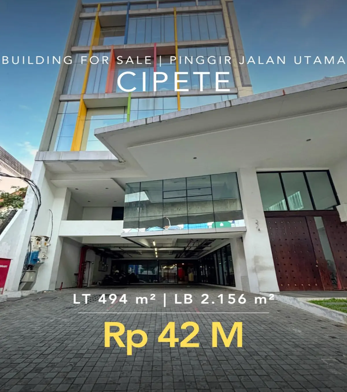 Dijual Gedung Cipete Jakarta Selatan