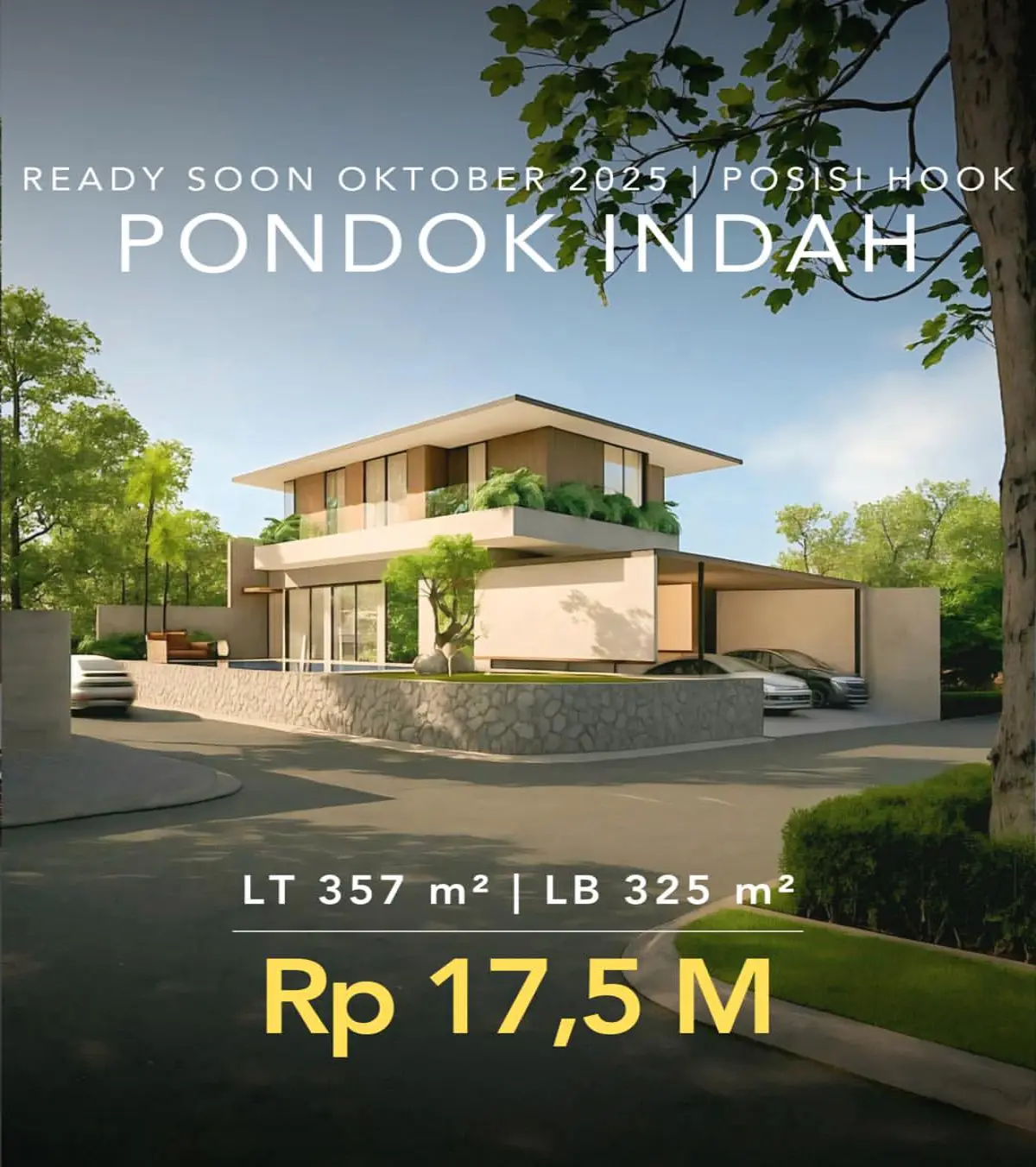 Rumah Baru Dijual di Pondok Indah Jakarta Selatan On Progress