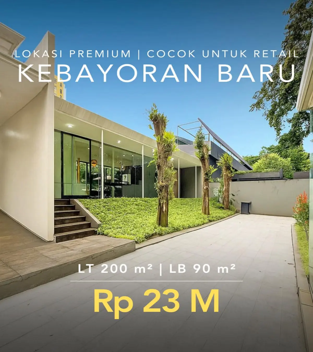 Rumah Dijual Jakarta Selatan Kebayoran Baru Cocok untuk Retail